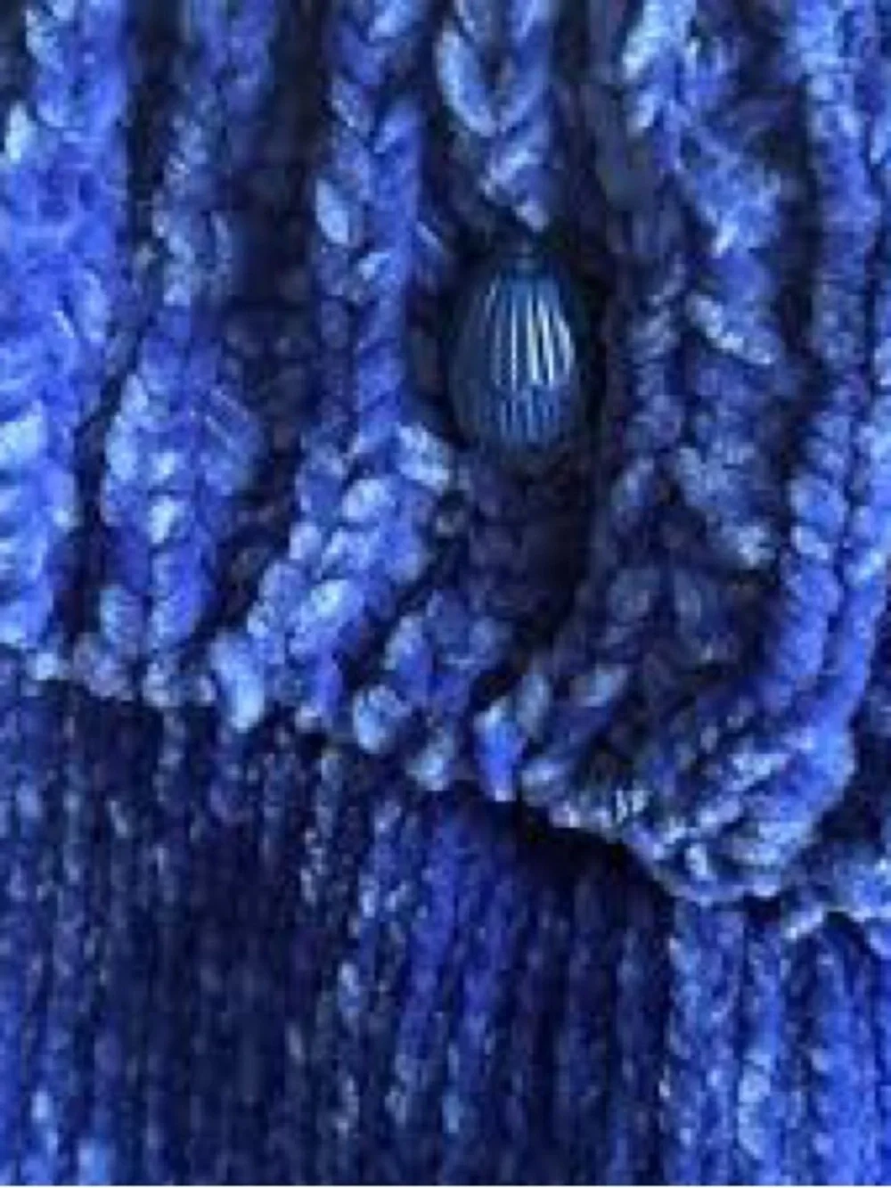 Kurt Geiger Chenille Blue Knit Cap❤️ NWOT